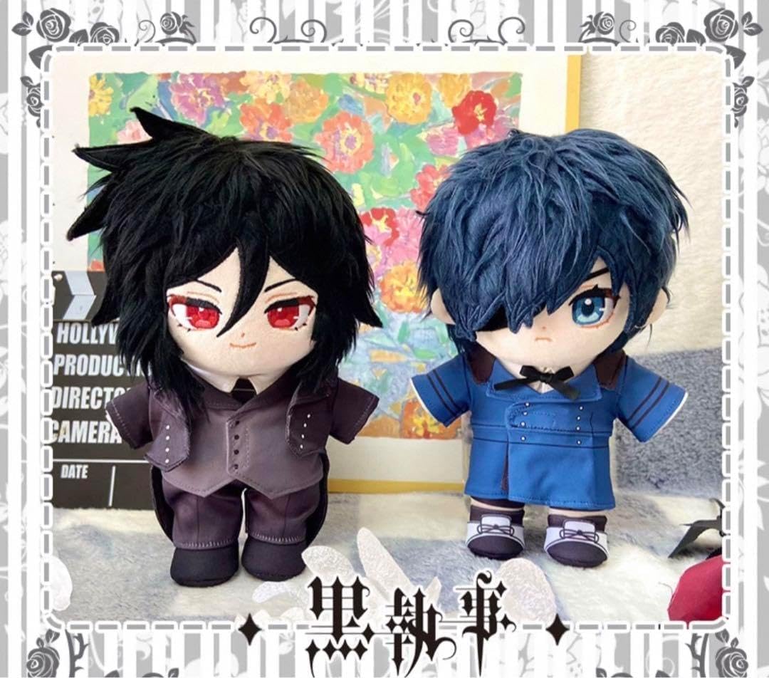 激レア 耳とアイマス付き】着せ替えぬいぐるみ 黒執事 シエル 黒執事